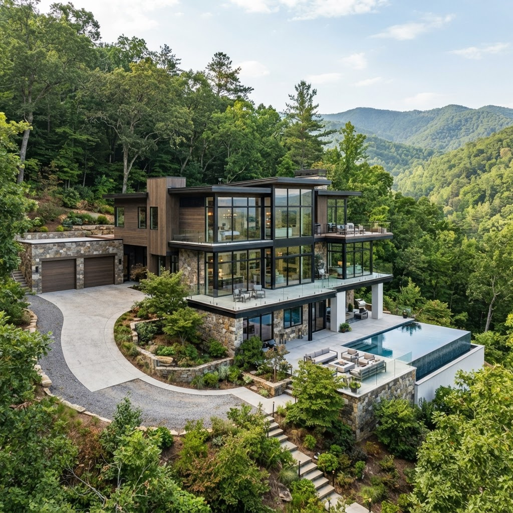 Modern Hillside Retreat